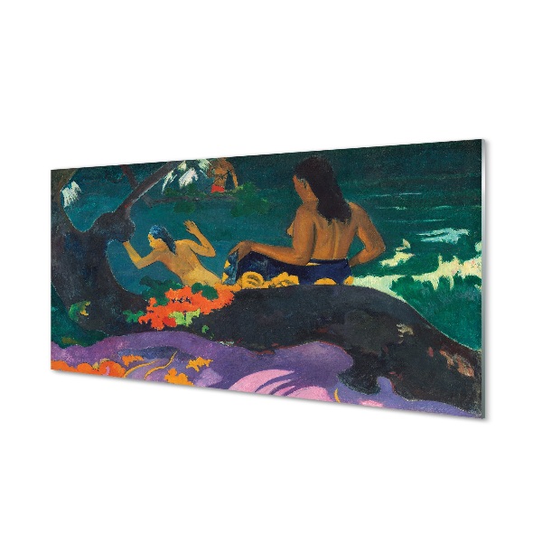 Quadro su vetro Fatata te miti (in riva al mare) - paul gauguin