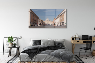 Quadro di vetro Roma cattedrale edifici strade