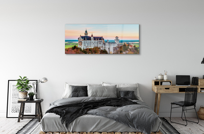 Quadro vetro Germania castello autunno monaco di baviera