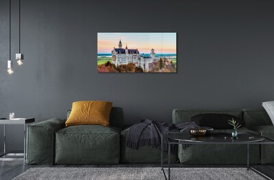 Quadro vetro Germania castello autunno monaco di baviera