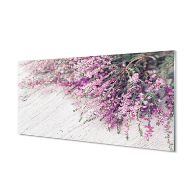 Quadro in vetro Fiori da tavola