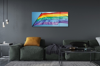 Quadro su vetro Bandiera colorata