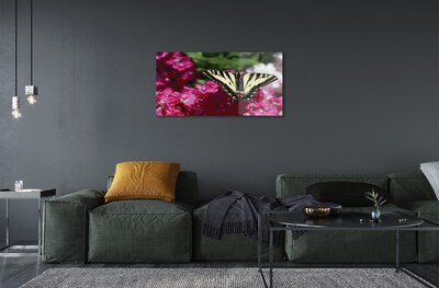 Quadro in vetro Fiori di farfalla