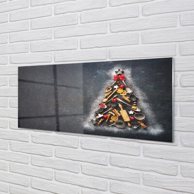 Quadro in vetro Decorazioni per l'albero di natale