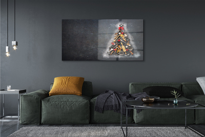 Quadro in vetro Decorazioni per l'albero di natale