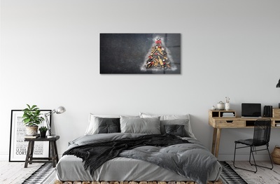 Quadro in vetro Decorazioni per l'albero di natale