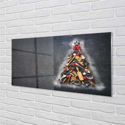 Quadro in vetro Decorazioni per l'albero di natale