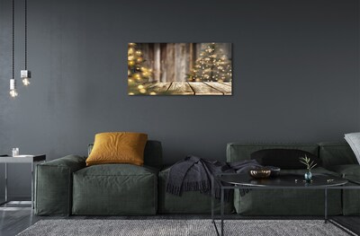 Quadro di vetro Luci per l'albero di natale