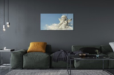 Quadro su vetro Angelo del cielo delle nuvole