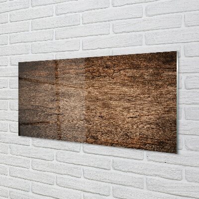 Quadro in vetro Struttura a venature di legno