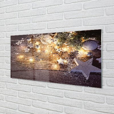 Quadro in vetro Coni di luci per le bacheche