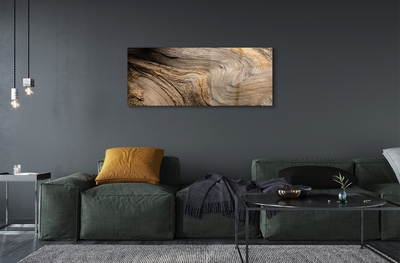 Quadro in vetro Struttura a venature di legno