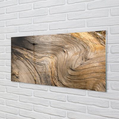 Quadro in vetro Struttura a venature di legno