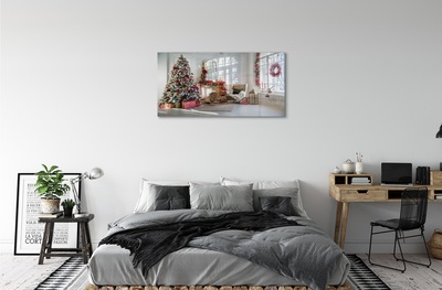 Quadro in vetro Decorazioni per l'albero di natale