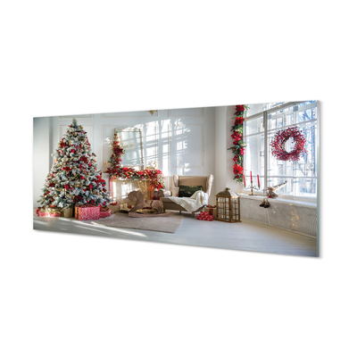 Quadro in vetro Decorazioni per l'albero di natale