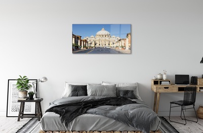 Quadro di vetro Roma cattedrale strade edifici