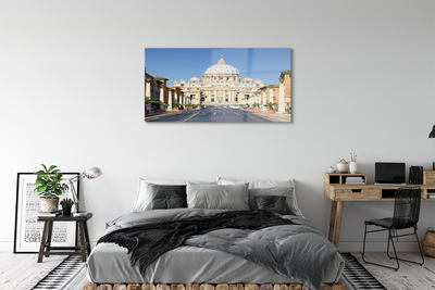 Quadro di vetro Roma cattedrale strade edifici