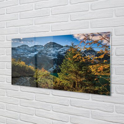 Quadro vetro Lago di montagna