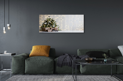 Quadro vetro Alberi di natale, decorazioni e regali