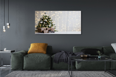 Quadro vetro Alberi di natale, decorazioni e regali