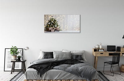 Quadro vetro Alberi di natale, decorazioni e regali