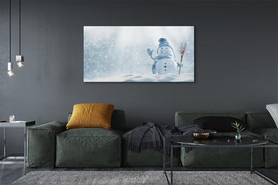 Quadro su vetro Pupazzo di neve