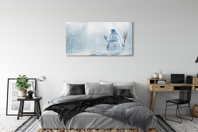 Quadro su vetro Pupazzo di neve