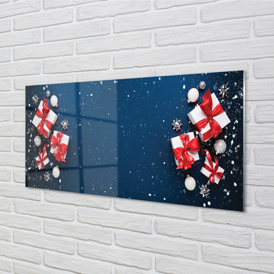 Quadro in vetro Regali neve