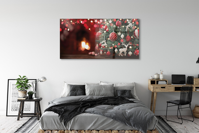 Quadro in vetro Decorazioni per l'albero di natale