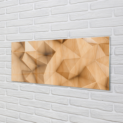 Quadro vetro Mosaico di legno massiccio