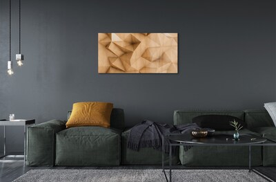 Quadro vetro Mosaico di legno massiccio