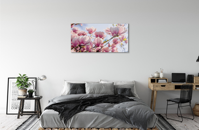 Quadro di vetro Magnolia