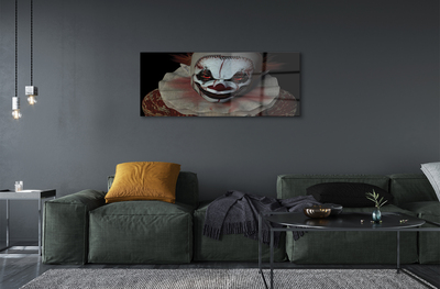 Quadro in vetro Clown spaventoso