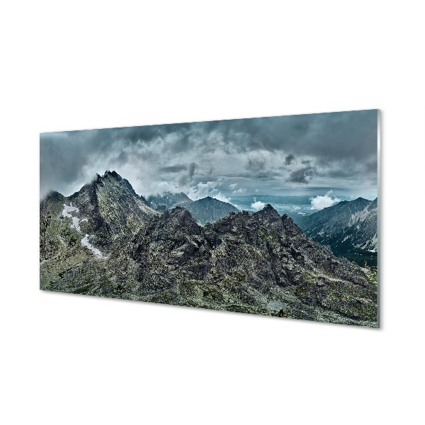 Quadro su vetro Montagne di roccia