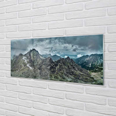 Quadro su vetro Montagne di roccia