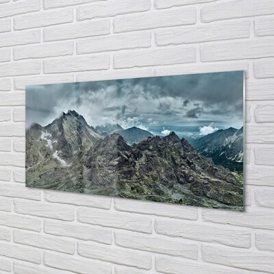 Quadro su vetro Montagne di roccia