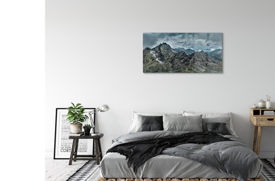 Quadro su vetro Montagne di roccia