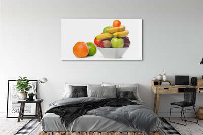 Quadro in vetro Frutta in una ciotola