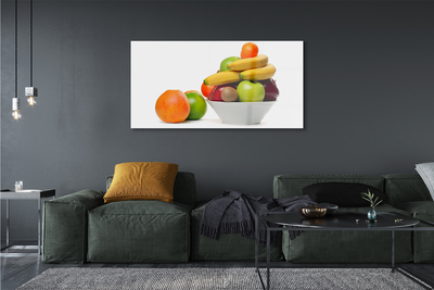 Quadro in vetro Frutta in una ciotola