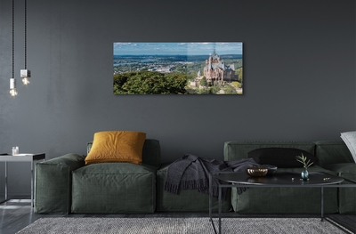 Quadro di vetro Germania castello panoramico della città