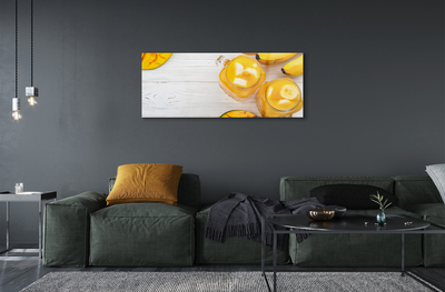 Quadro su vetro Frullato di mango e banana