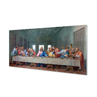 Quadro vetro L'ultima cena - leonardo da vinci