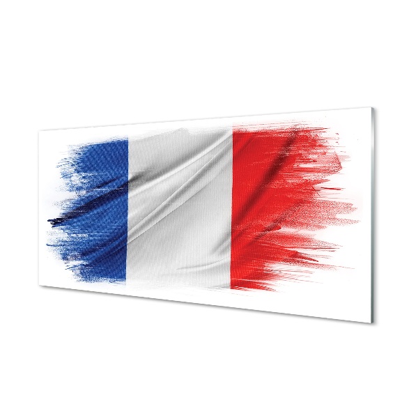 Quadro su vetro Bandiera della francia