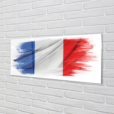 Quadro su vetro Bandiera della francia