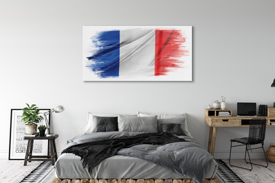 Quadro su vetro Bandiera della francia