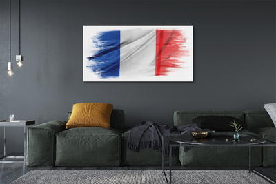 Quadro su vetro Bandiera della francia