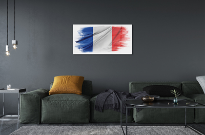 Quadro su vetro Bandiera della francia