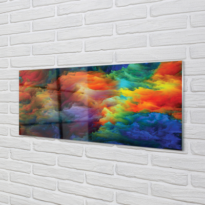 Quadro di vetro Frattali 3d colorati