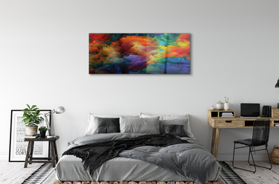 Quadro di vetro Frattali 3d colorati