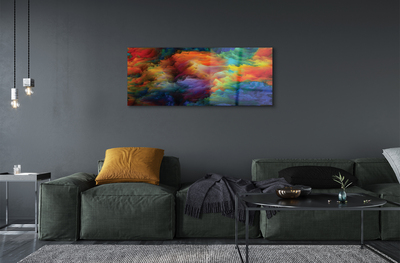 Quadro di vetro Frattali 3d colorati